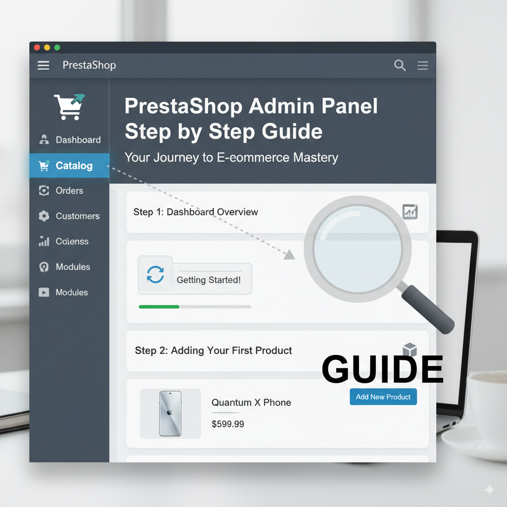 Guía del panel de administración de PrestaShop paso a paso